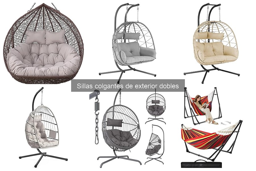 Alternativas a Sillas Colgantes Dobles para Exterior