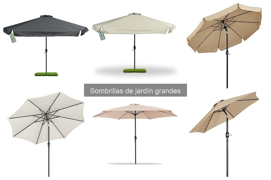 Alternativas a Sombrillas de Jardín Grandes: Mejores Opciones