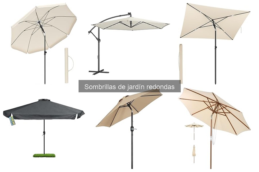 Alternativas a sombrillas de jardín redondas: ¿cuál elegir?