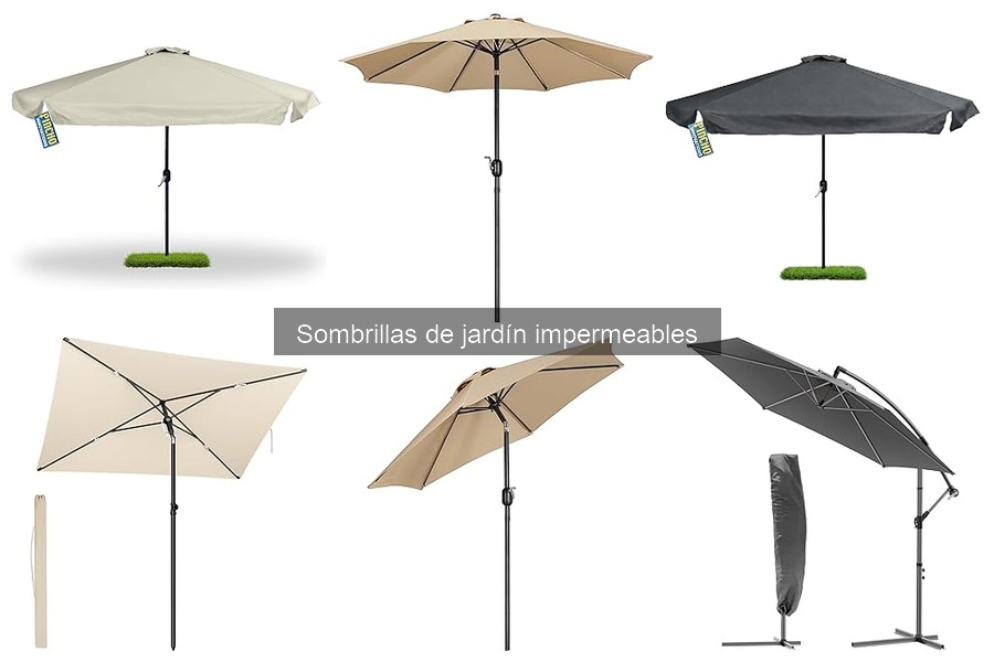 Alternativas a Sombrillas Impermeables para Jardín