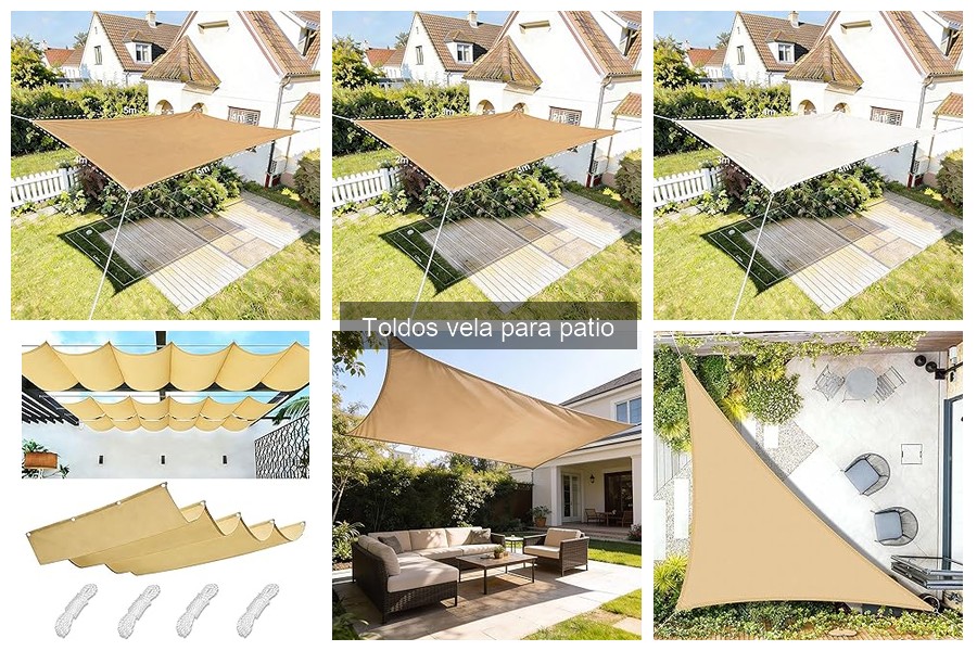 Alternativas a toldos vela para sombra en patio