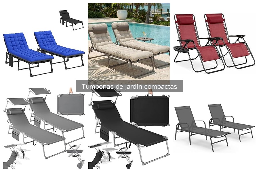 Alternativas a Tumbonas de Jardín Compactas: Mejores Opciones