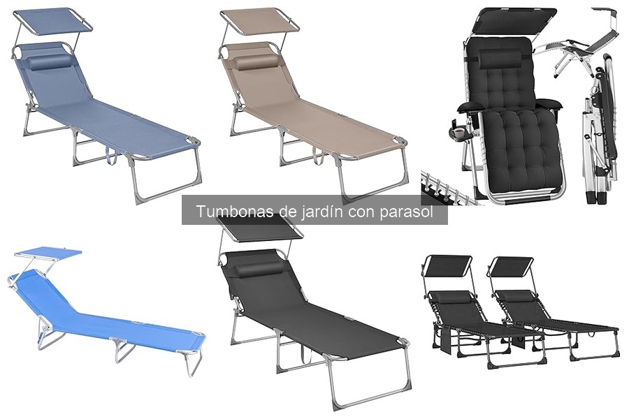 Alternativas a tumbonas de jardín con parasol: ¡Descúbrelas!