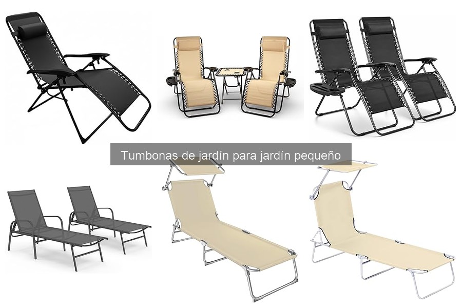 Alternativas a Tumbonas de Jardín para Espacios Pequeños