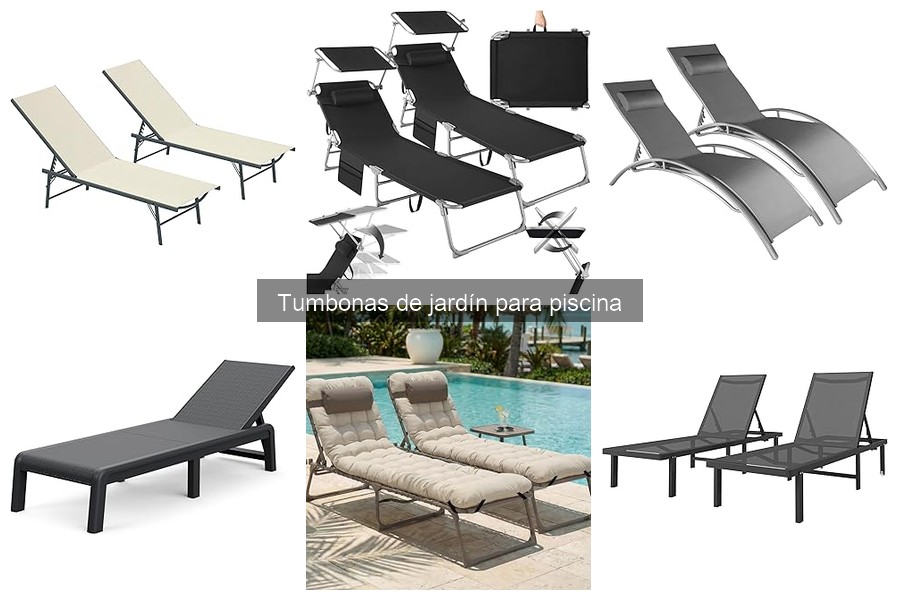 Alternativas a Tumbonas Tradicionales para Jardín y Piscina