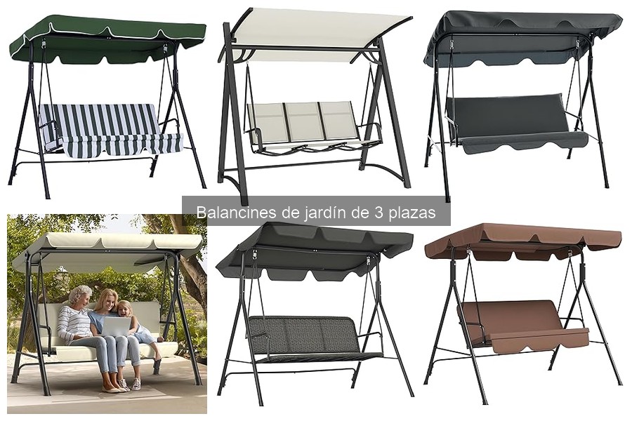 Alternativas al balancín de jardín de 3 plazas para tu hogar