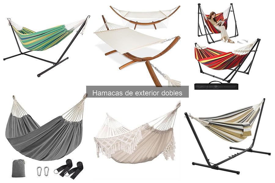 Alternativas cómodas a hamacas de exterior dobles