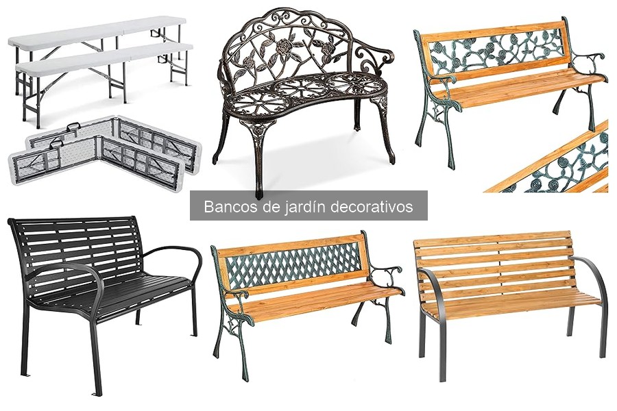Alternativas creativas a bancos de jardín decorativos