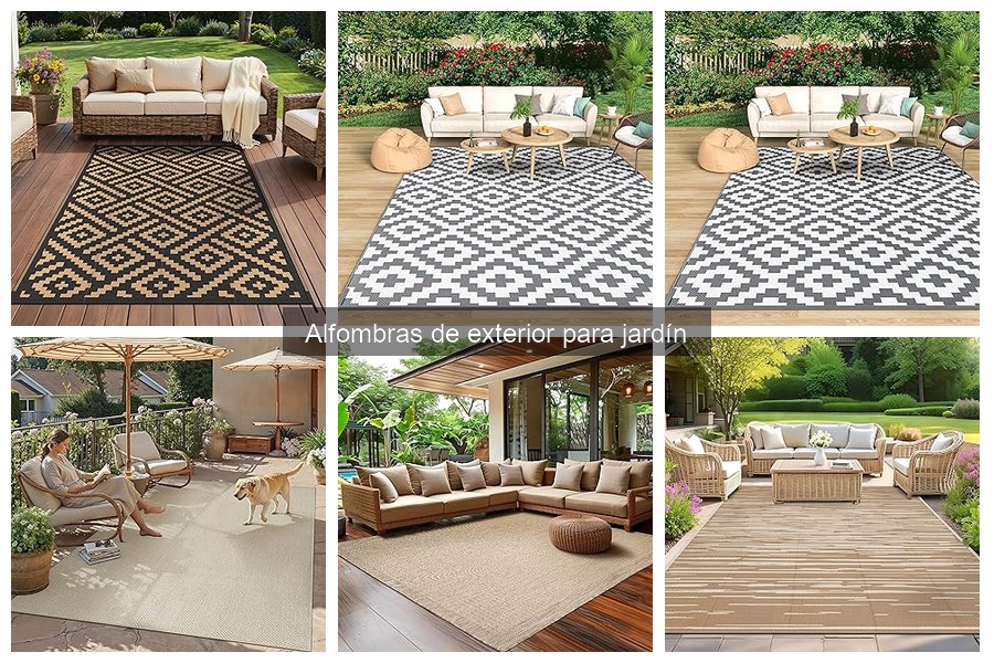 Alternativas creativas a las alfombras de exterior