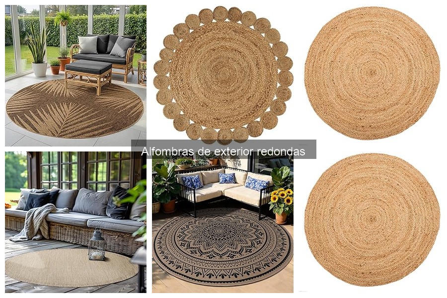 Alternativas Decorativas a Alfombras de Exterior Redondas