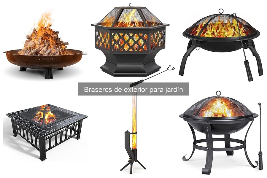 Alternativas efectivas a braseros de exterior para tu jardín