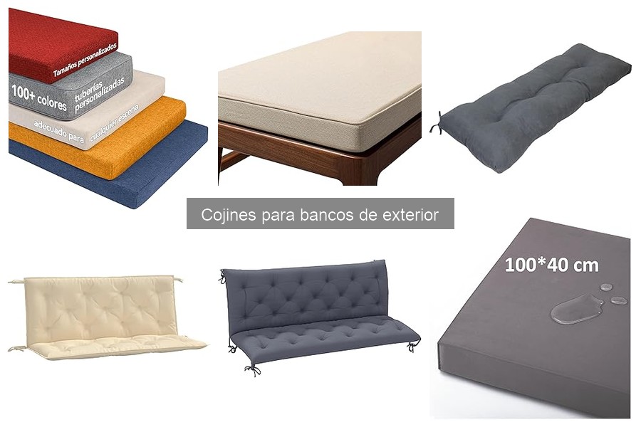 Alternativas innovadoras a los cojines para bancos de exterior