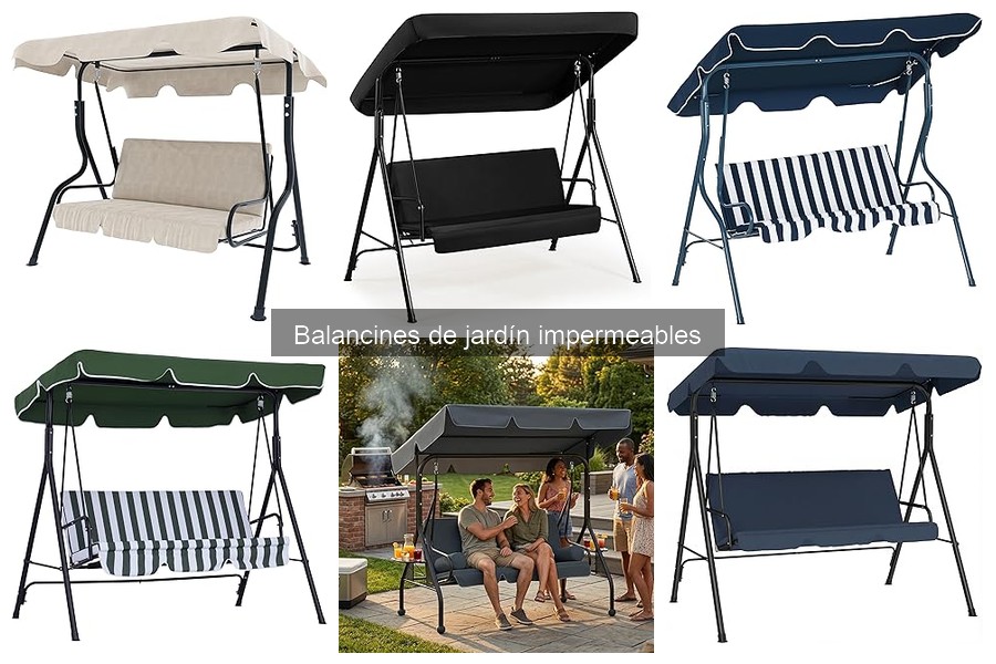 Balancines de jardín: impermeables vs. no impermeables