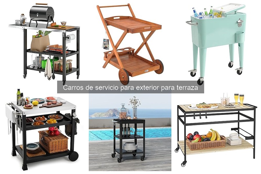 ¿Bancos Integrados o Carros de Servicio para Terraza?