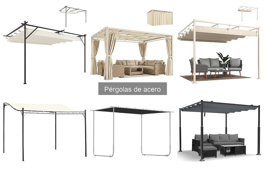 Beneficios de instalar una pérgola de acero en el jardín
