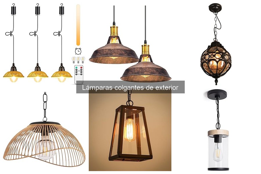 Beneficios de las lámparas colgantes LED para exteriores
