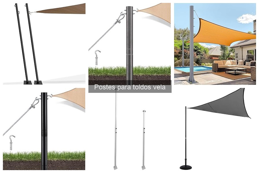 Beneficios de usar postes para toldos vela en casa