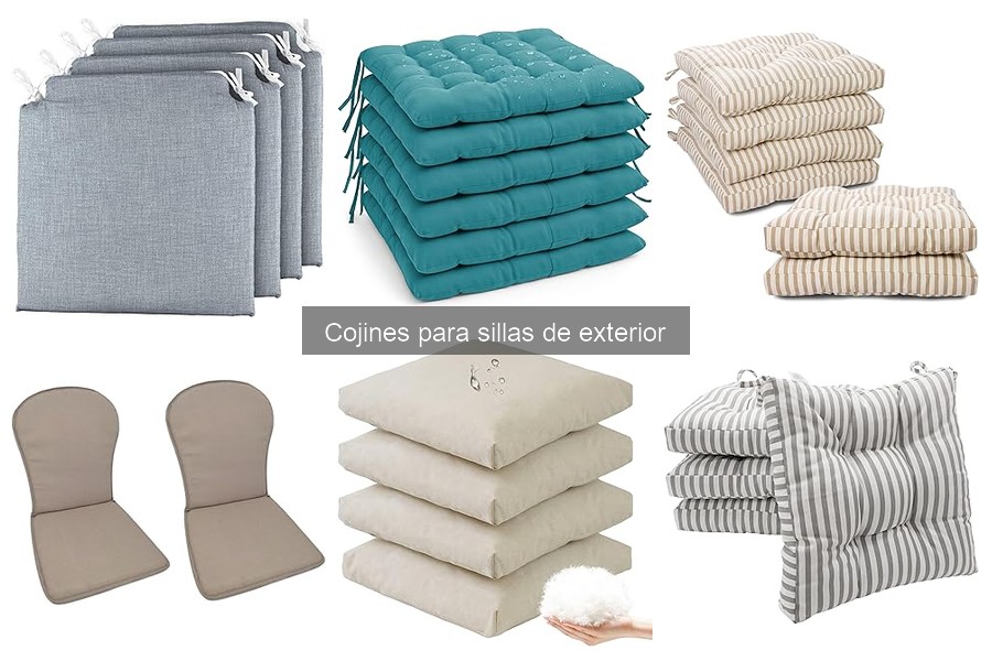 Características clave para elegir cojines de sillas de exterior