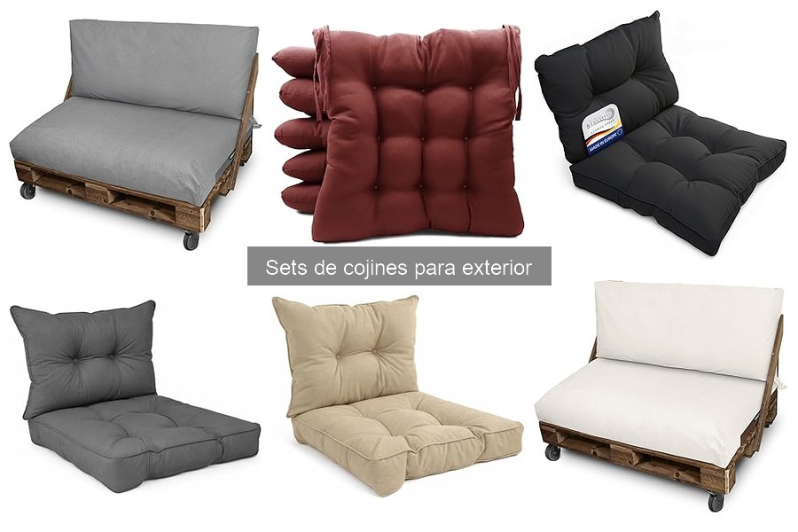 Cojines de exterior impermeables y antideslizantes para tu hogar