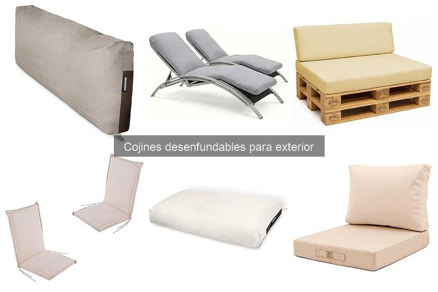 Cojines desenfundables para exterior: los diseños más populares