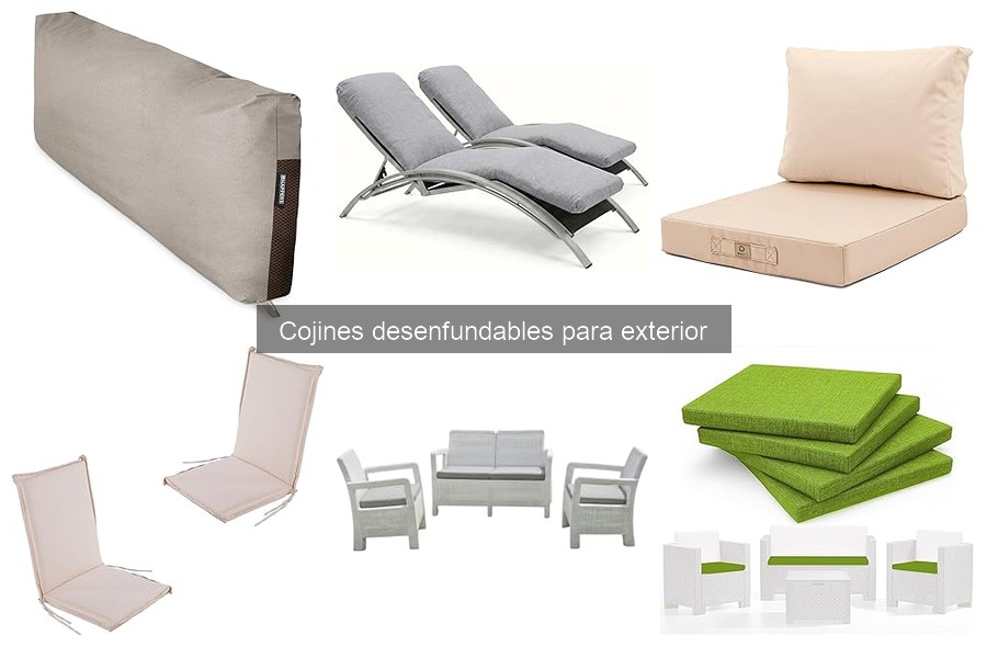 Cojines desenfundables para exterior: precios y opciones