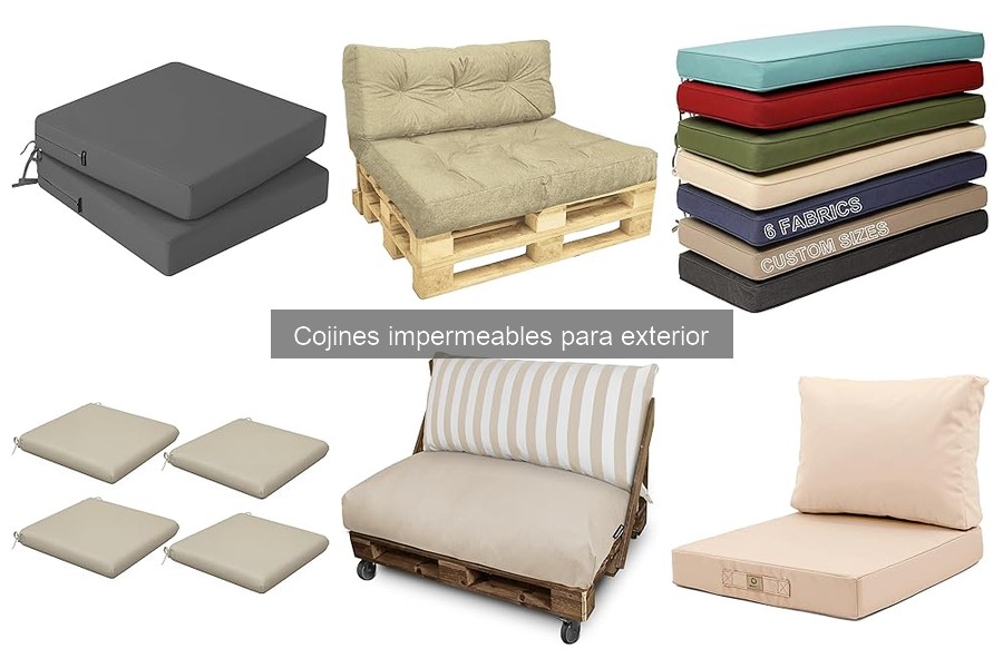 Cojines Impermeables: ¿Aptos para Cualquier Clima?
