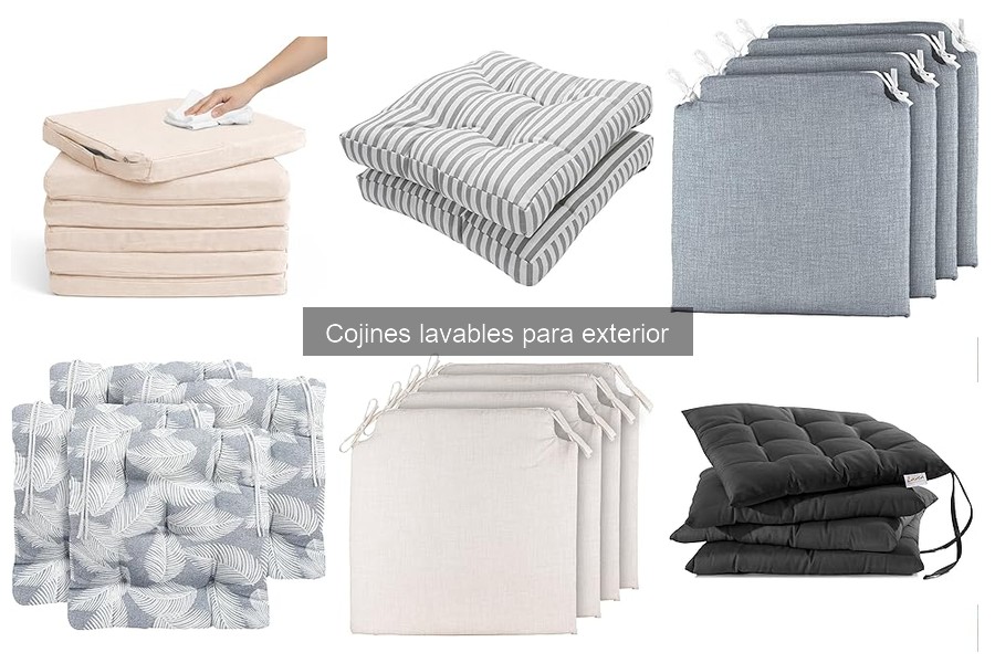 Cojines Lavables para Exterior: Mejores Opciones para Jardines Pequeños