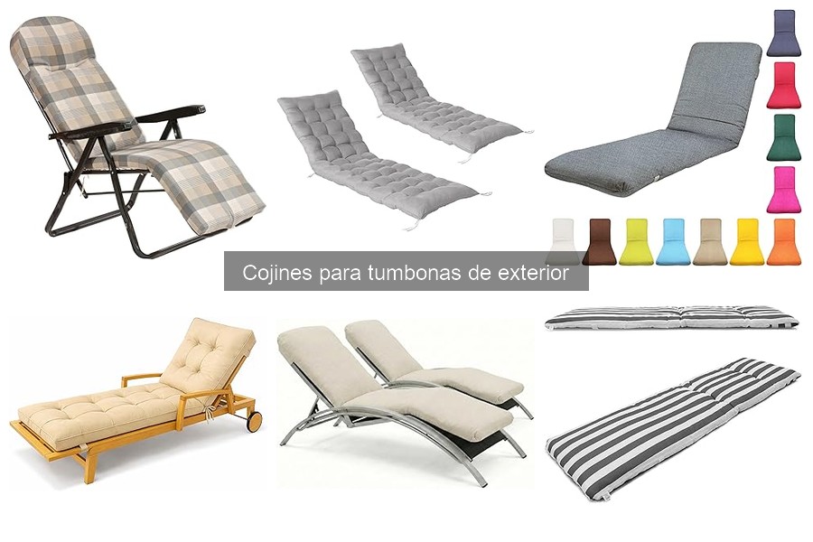 Cojines para tumbonas: ¿cuál grosor elegir para mayor confort?