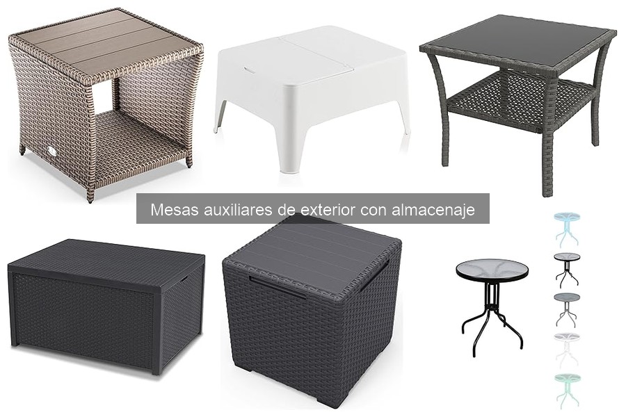 Cómo cuidar y mantener mesas auxiliares de exterior