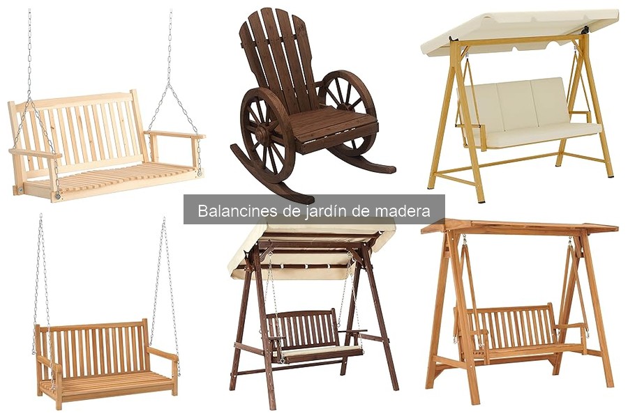 Cómo el clima afecta los balancines de jardín de madera