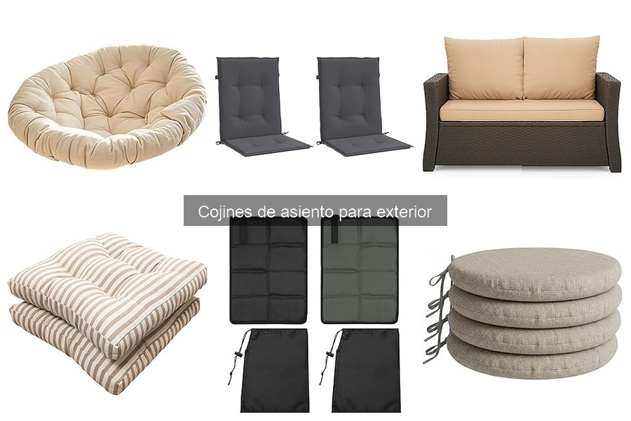 Cómo elegir cojines de asiento para exterior fácilmente
