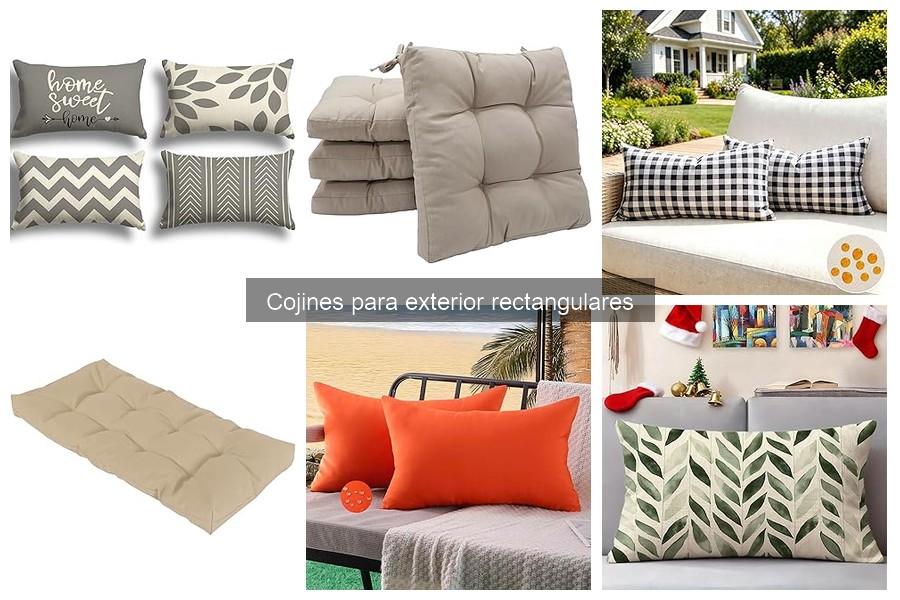 Cómo elegir cojines de exterior rectangulares como regalo