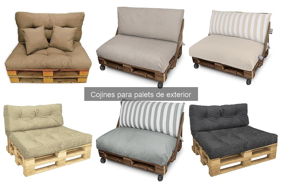 Cómo elegir cojines para palets de exterior fácilmente