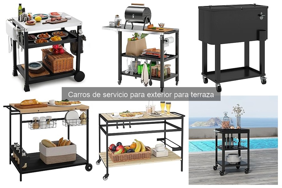 Cómo elegir el carro de servicio perfecto para tu terraza