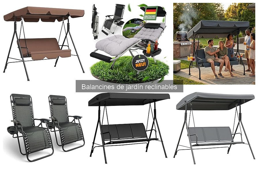 Cómo elegir el mejor balancín de jardín reclinable