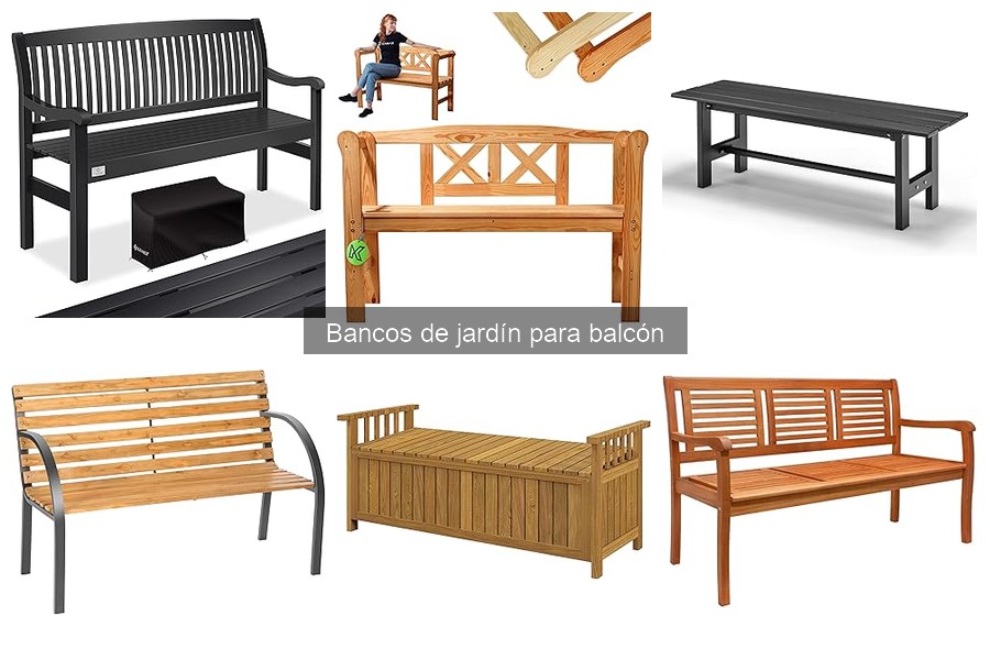 Cómo elegir el mejor banco de jardín para balcón