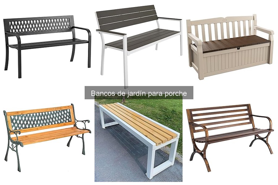 Cómo elegir el mejor banco de jardín para tu porche
