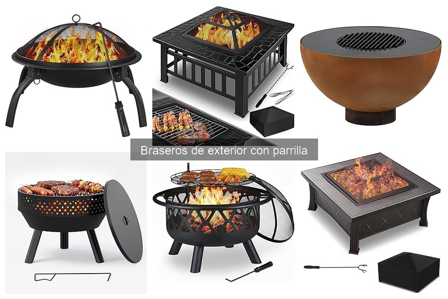 Cómo elegir el mejor brasero de exterior con parrilla