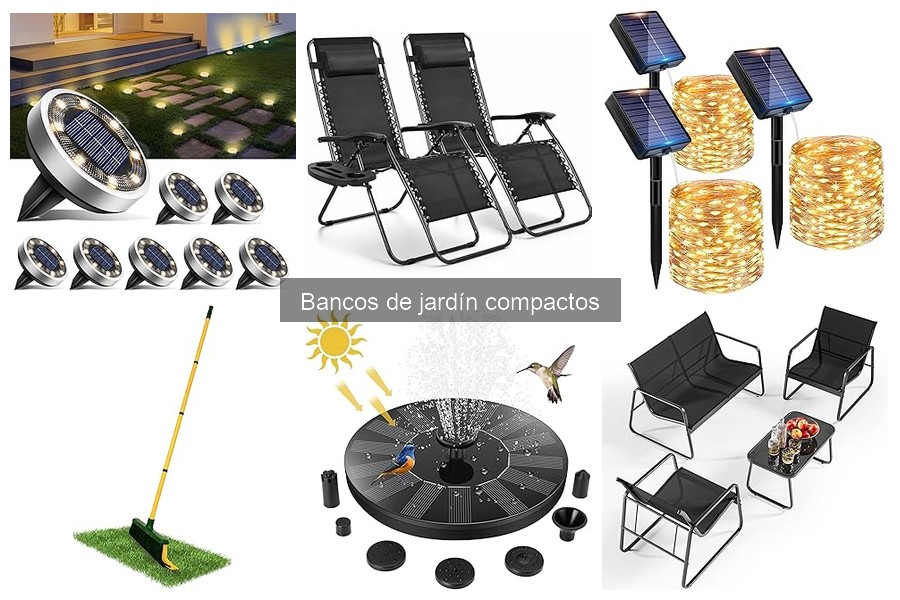 Cómo elegir el mejor material para bancos de jardín compactos