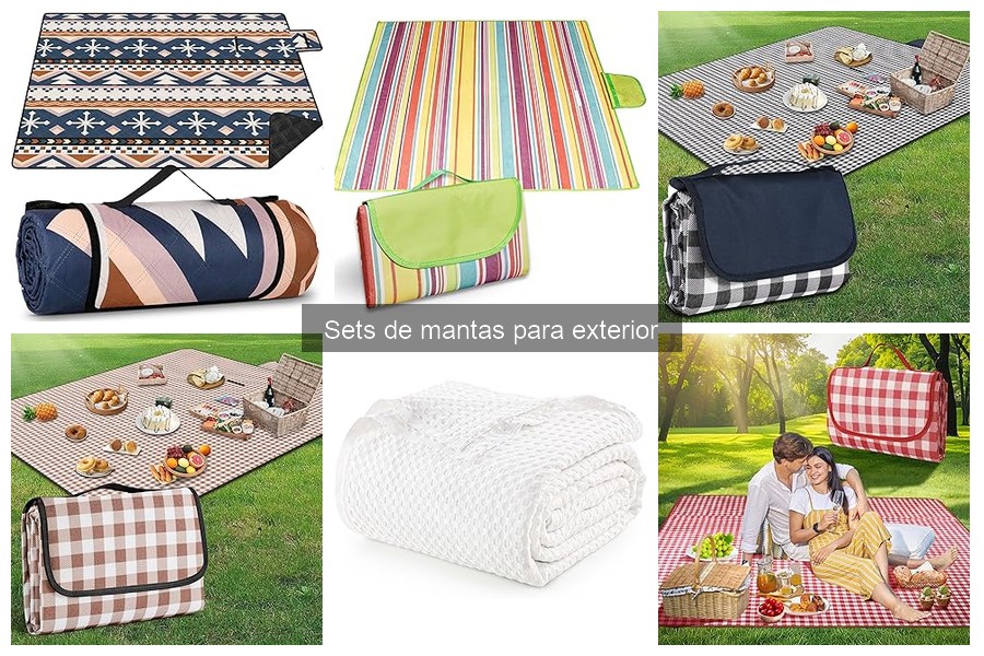 Cómo elegir el set de mantas para exteriores ideal