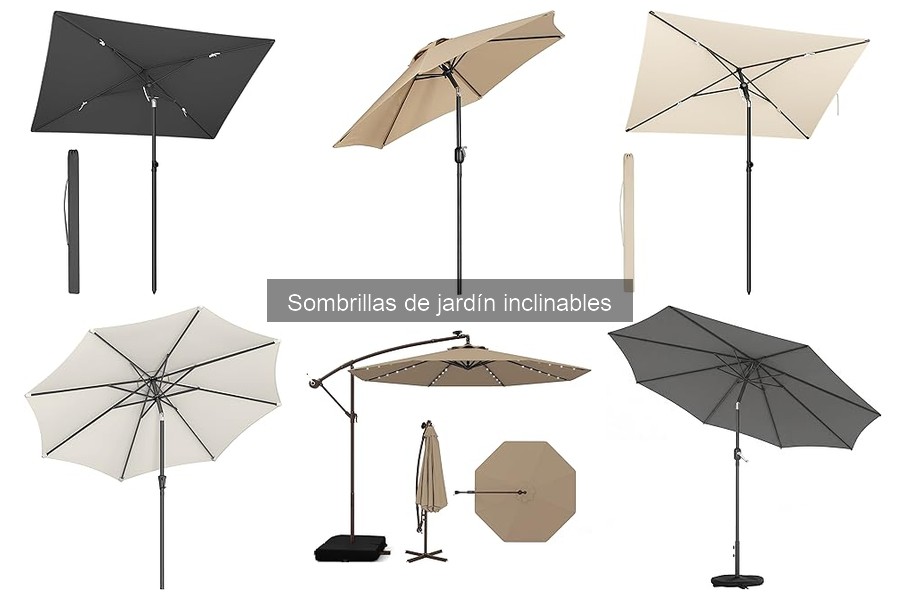 Cómo elegir el tejido ideal para sombrillas de jardín inclinables