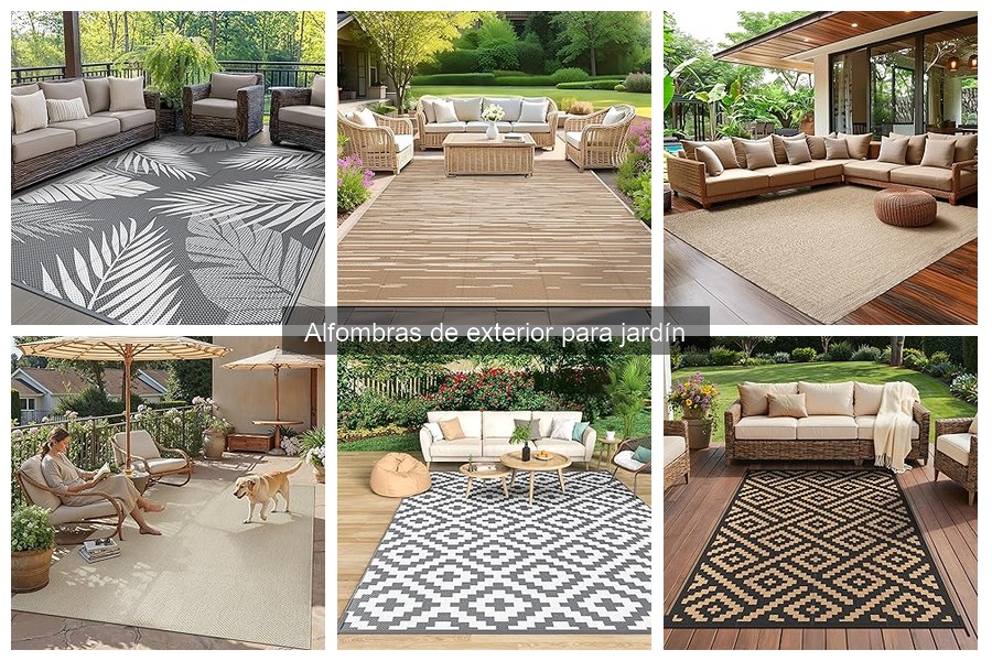 Cómo elegir la alfombra de exterior ideal para tu jardín