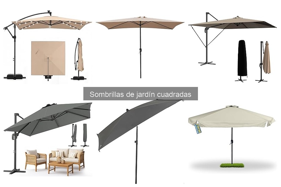 Cómo elegir la base perfecta para sombrillas cuadradas