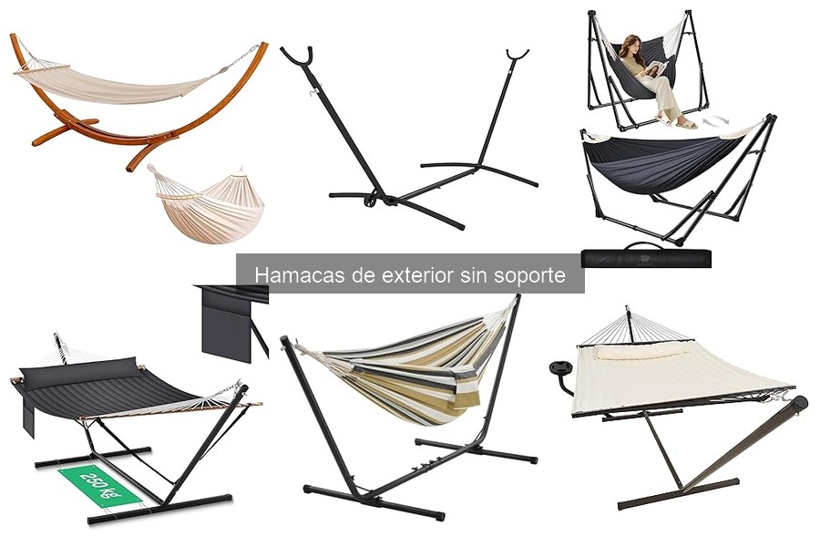 ** Cómo elegir la mejor hamaca de exterior sin soporte