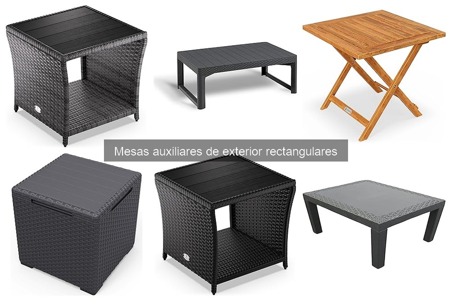 Cómo elegir la mejor mesa auxiliar rectangular de exterior
