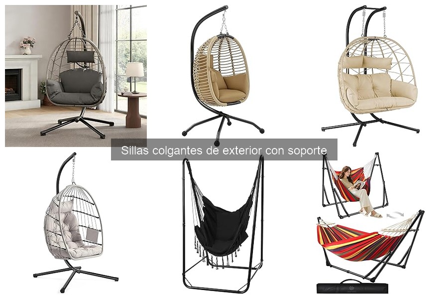 Cómo elegir la mejor silla colgante de exterior con soporte