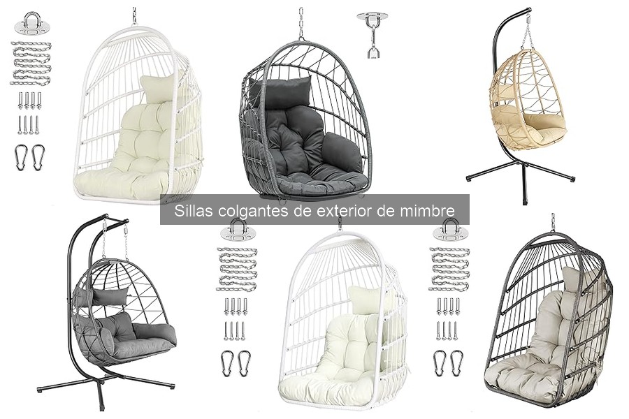 Cómo elegir la mejor silla colgante de mimbre para exterior