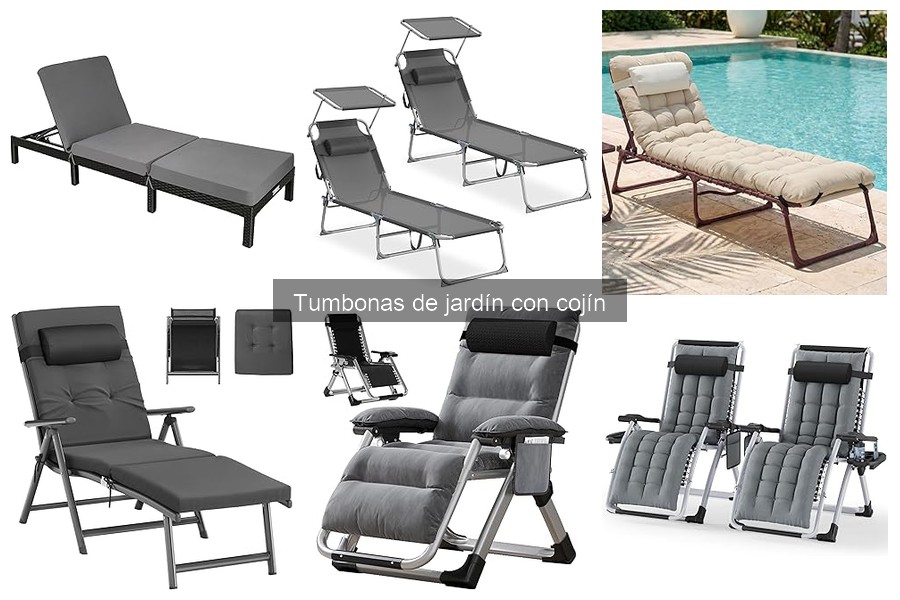 Cómo elegir la mejor tumbona de jardín con cojín