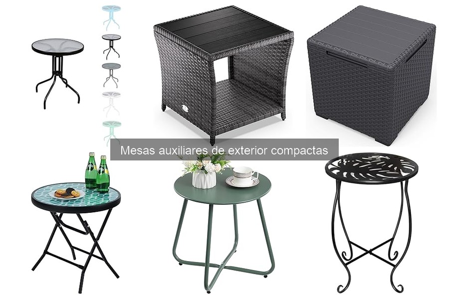 Cómo elegir la mesa auxiliar de exterior compacta ideal