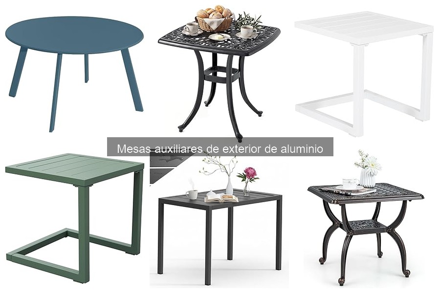 Cómo elegir la mesa auxiliar de exterior de aluminio adecuada
